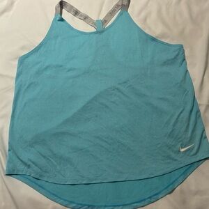 Nike Women's Light Blue Racerback Tank Top